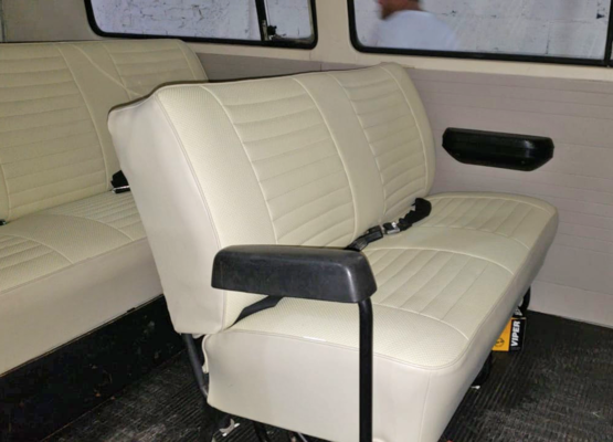 tapizado de asientos completos profesional vw combi 1981 automatica